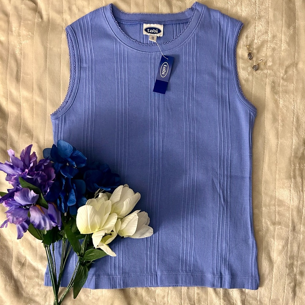 Women's Blue Muscle Tee